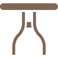 Accent Table & Stand